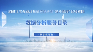 数据分析服务目录